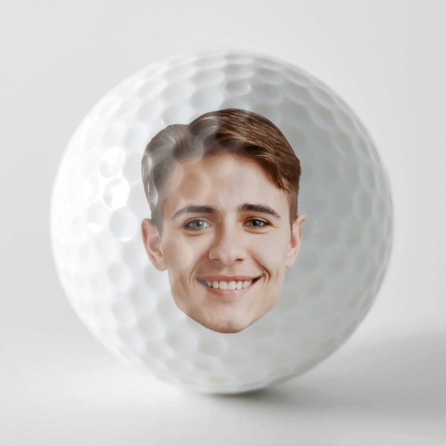 Custom Photo If Found Please Hit Better - Gift For Dad, Father, Grandpa, Golfer, Golf Lover - Personalized Golf Ball - Image 4